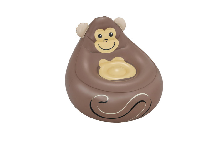 Bestway Cozy Critters oppustelig stol abe